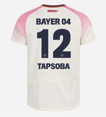 Bayer Leverkusen Edmond Tapsoba #12 Udebanetrøje 2025-26 Kortærmet